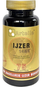 Artelle IJzer 14MG Tabletten