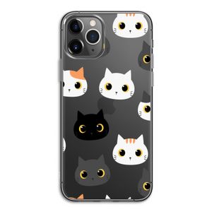 Katten: iPhone 11 Pro Transparant Hoesje