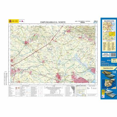 Topografische kaart 258-II Empuriabrava Norte | CNIG - Instituto Geográfico Nacional1