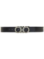 Ferragamo Gancini reversible leather belt - Bleu - thumbnail