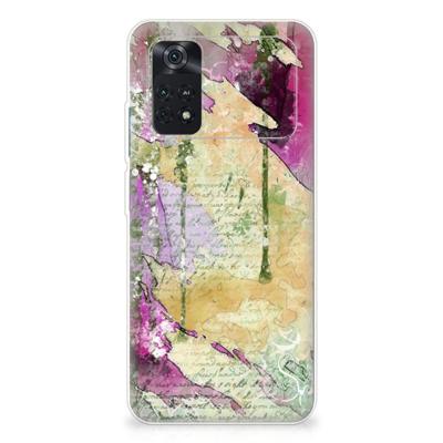 Smartphone hoesje Xiaomi Poco M4 Pro 4G Letter Painting Smartphone hoesje Xiaomi Poco M4 Pro 4G Letter Painting