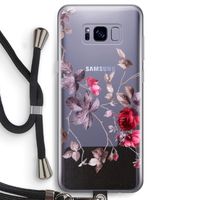 Mooie bloemen: Samsung Galaxy S8 Transparant Hoesje met koord