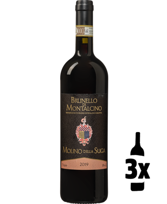 Molino della Suga Brunello di Montalcino (3 flessen) Molino della Suga Brunello di Montalcino (3 flessen)
