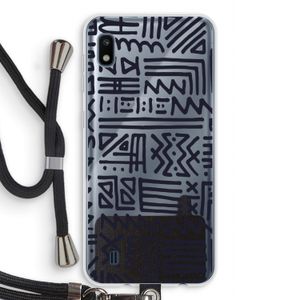 Marrakech print: Samsung Galaxy A10 Transparant Hoesje met koord