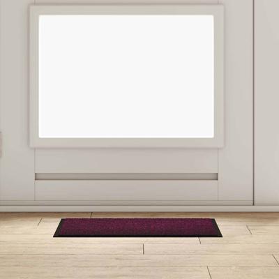 Deurmat Bordeauxrood 40 x 60 cm Teddy Stof
