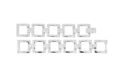 Lacoste horlogeband 2000490 / LC-05-3-18-0161 Staal Zilver 13mm