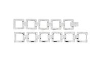 Lacoste horlogeband 2000490 / LC-05-3-18-0161 Staal Zilver 13mm