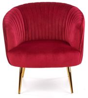 Fauteuil Crown in rood - thumbnail