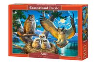 Castorland Owl Family 500 stukjes - thumbnail