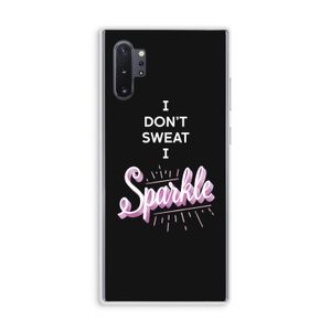 Sparkle quote: Samsung Galaxy Note 10 Plus Transparant Hoesje
