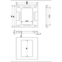 Value A/V-Aansluit systeem, Afdekframe voor doos - thumbnail