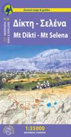Wandelkaart - Topografische kaart 11.15 Mt. Dikti - Mt. Selena | Anavasi