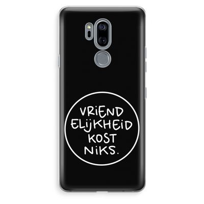 Vriendelijkheid: LG G7 Thinq Transparant Hoesje