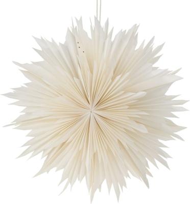 Kerstster van papier 50 cm wit