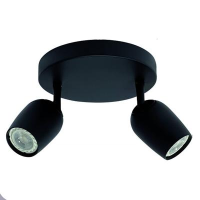 Freelight Spot Trova 2 lichts Ø 20 cm zwart