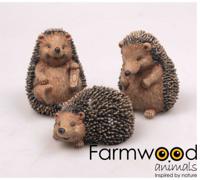 Farmwood Animals Tuinbeeld Egel 12cm - thumbnail