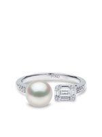 Yoko London bague Starlight en or blanc 18ct sertie de perles et de diamants - Argent