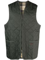 Barbour gilet matelassé à fermeture zippée - Vert - thumbnail