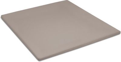 Cinderella basic topper katoen 160x200 cm taupe (tot 15cm)