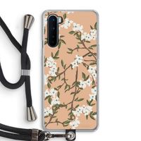 Blossoming spring: OnePlus Nord Transparant Hoesje met koord