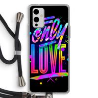 Only Love: OnePlus 9 Transparant Hoesje met koord