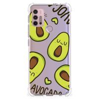 Motorola Moto G30 | G20 | G10 Stevig | Bumper Hoesje | Avocado Singing