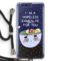 I'm A Hopeless Ramen-Tic For You: Honor 9 Transparant Hoesje met koord