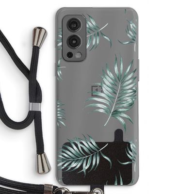 Simple leaves: OnePlus Nord 2 5G Transparant Hoesje met koord