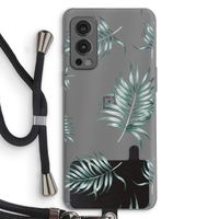 Simple leaves: OnePlus Nord 2 5G Transparant Hoesje met koord