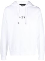 DSQUARED2 hoodie à imprimé Icon - Blanc - thumbnail