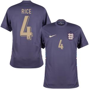 Engeland Shirt Uit 2024-2025 + Rice 4