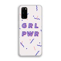 GRL PWR: Samsung Galaxy S20 Transparant Hoesje