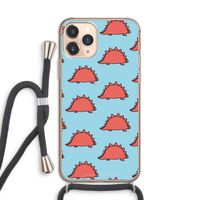 Dinosawrr: iPhone 11 Pro Transparant Hoesje met koord