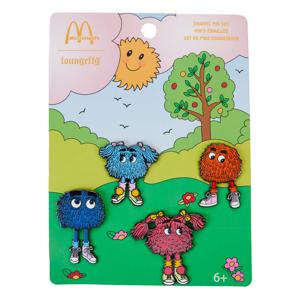 Mcdonalds By Loungefly Enamel Pins 4-Set Fry Gang 3 Cm