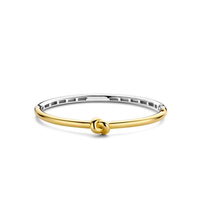 TI SENTO-Milano 23005SY Armband Bangle Knoop zilver goud-en zilverkleurig 4 mm