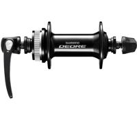Shimano voornaaf deore hb-m6000 32 gaats 100 mm inbouwbreedte met snelspanner zwart