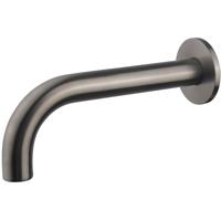 Wiesbaden Baduitloop Rond 20cm Gunmetal - Luxe Inbouw Ontwerp