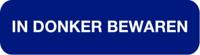 Blockland Strooketiket in donker bewaren 44 x 11mm