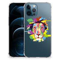 iPhone 12 | 12 Pro Stevig | Bumper Hoesje | Lion Color