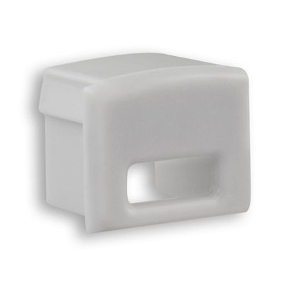 Eindkap E82 grijs kabelinvoer voor aluminium LED profiel PL4
