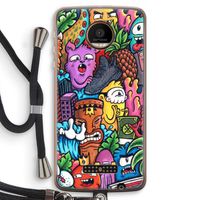 Vexx Mixtape: Motorola Moto Z Force Transparant Hoesje met koord