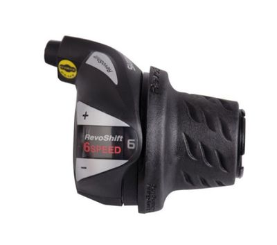 Shimano Tourney sl-rs36 draaiversteller rechts 6 speed zwart/zilver