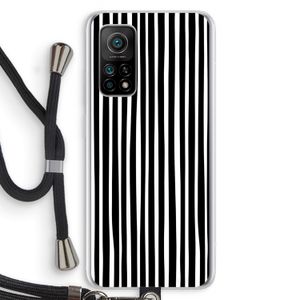 Stripes: Xiaomi Mi 10T 5G Transparant Hoesje met koord