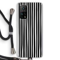 Stripes: Xiaomi Mi 10T 5G Transparant Hoesje met koord