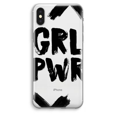 Girl Power #2: iPhone XS Max Transparant Hoesje