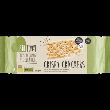 BioToday Crispy Crackers SesamRozemarijn 250 g bij Jumbo