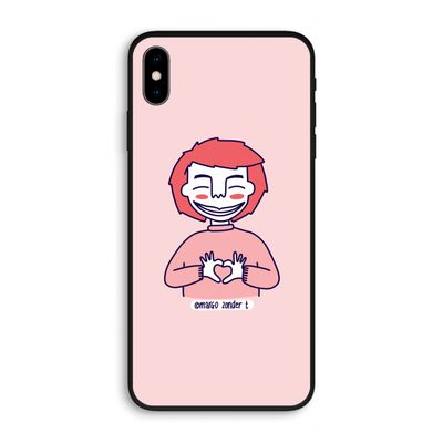 Hartje: iPhone XS Max Biologisch afbreekbaar hoesje
