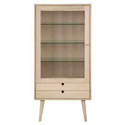 Vitrine Edsta - eikenkleur