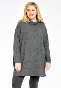 Yoek Pullover high neck | Grijs | Maat 54/56