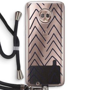 Marrakech Arrows: Motorola Moto G6 Transparant Hoesje met koord